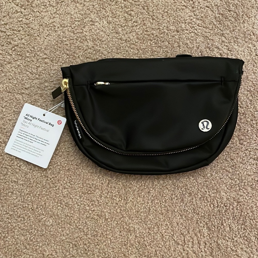 NWT Lululemon all night festival bag micro